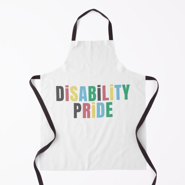 Item preview, Disability Pride Rainbow Typography designed and sold by PeteTee.
