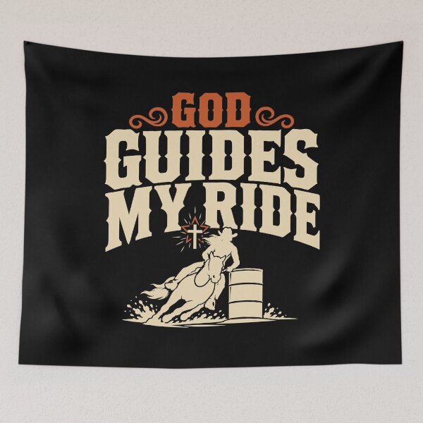 Item preview, Christian Barrel Racing Jesus Take The Reins Gift designed and sold by AndreasMei.