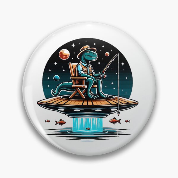 Item preview, Cosmic Dinosaur – UFO Fishing Adventure designed and sold by Dogandesighn.