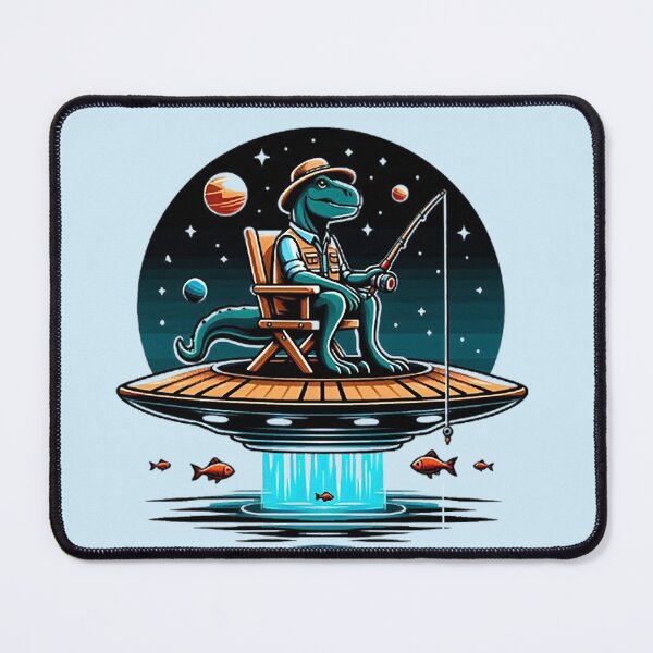 Item preview, Cosmic Dinosaur – UFO Fishing Adventure designed and sold by Dogandesighn.