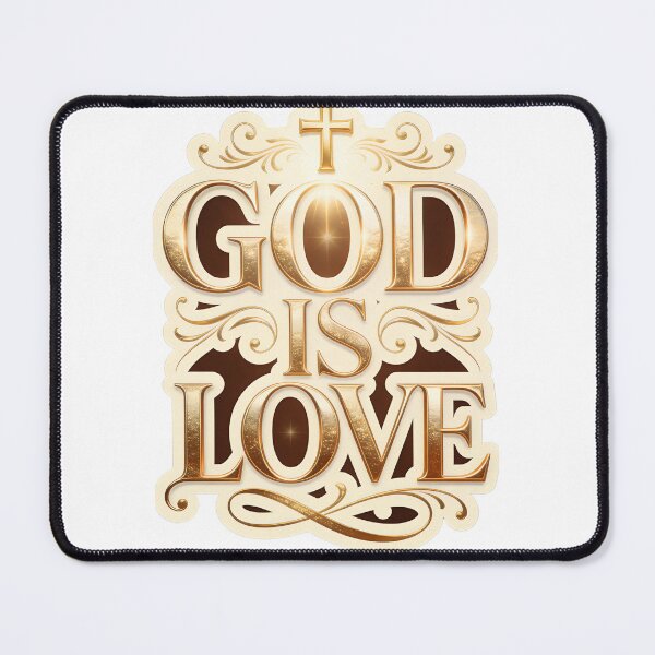 Item preview, "GOD IS LOVE", Christian Style collection designed and sold by KINGDOM GOLD STUDIO.
