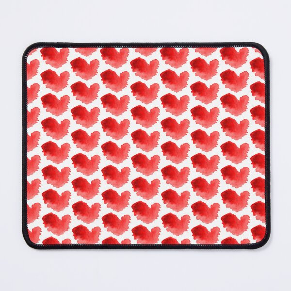 Item preview, Abstract watercolor heart illustration with expressive red brush strokes and a dreamy handmade texture designed and sold by SashaZinch.