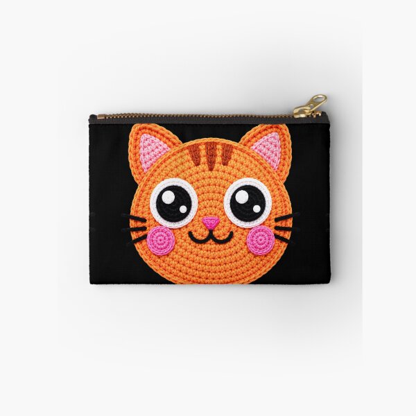 Item preview, Smiling Cat Face Crochet Style designed and sold by ColorSplash123.