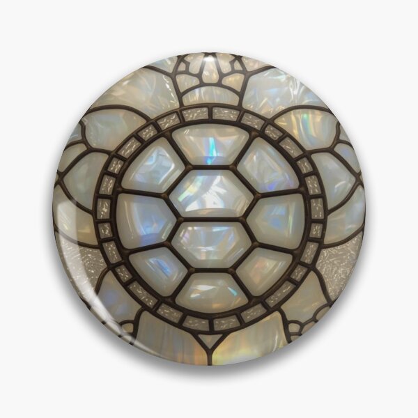 Item preview, Golden Stained Glass Turtle Coquette Style designed and sold by BriSher.