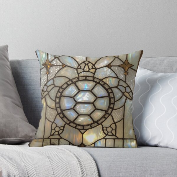 Item preview, Golden Stained Glass Turtle Coquette Style designed and sold by BriSher.