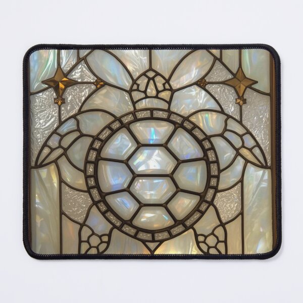 Item preview, Golden Stained Glass Turtle Coquette Style designed and sold by BriSher.