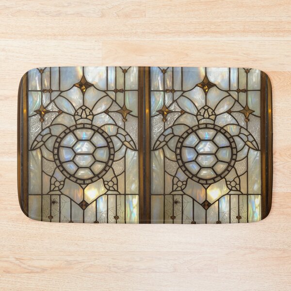 Item preview, Golden Stained Glass Turtle Coquette Style designed and sold by BriSher.
