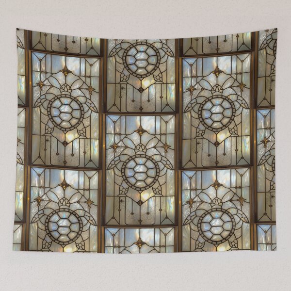Item preview, Golden Stained Glass Turtle Coquette Style designed and sold by BriSher.
