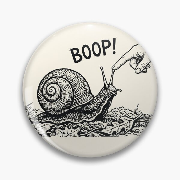 Item preview, Boop the Snail Lazy Spirit Animal Vintage Slug  designed and sold by Y-Vibes.