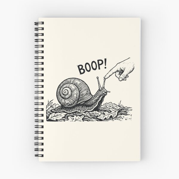 Item preview, Boop the Snail Lazy Spirit Animal Vintage Slug  designed and sold by Y-Vibes.