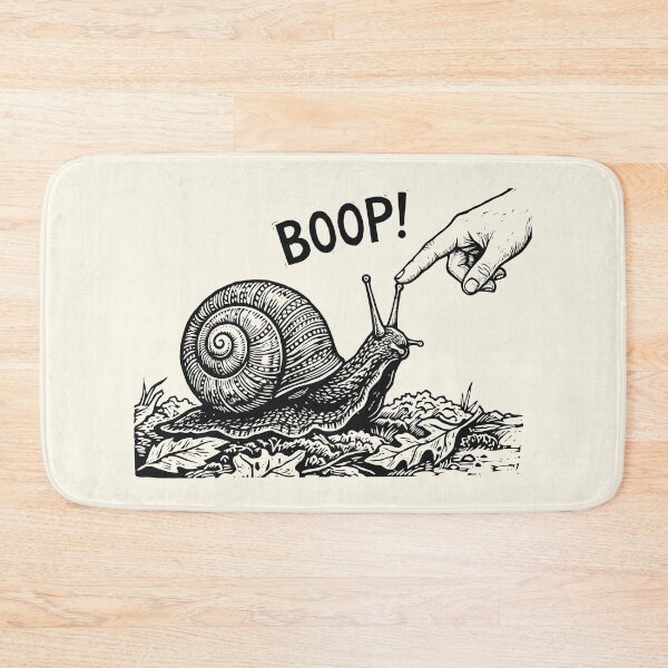 Item preview, Boop the Snail Lazy Spirit Animal Vintage Slug  designed and sold by Y-Vibes.