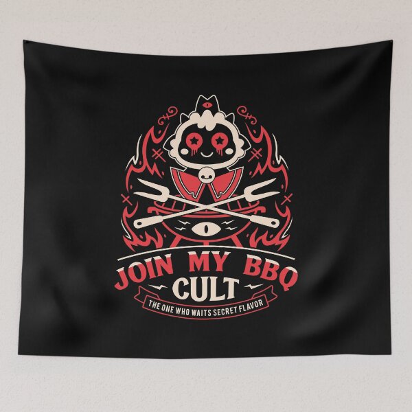 Item preview, Join My Barbecue Cult designed and sold by Lagelantee.