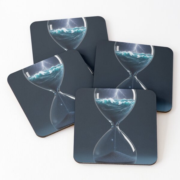 Item preview, The Tempests of Time: Surreal Hourglass  designed and sold by TheDenimArt.