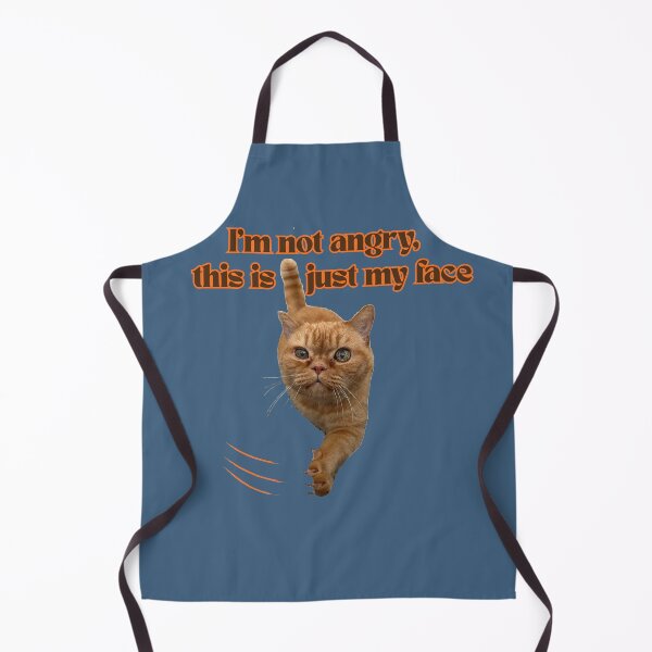 Item preview, I'm not angry this is just my face Funny Orange Cat designed and sold by PaniKulka.