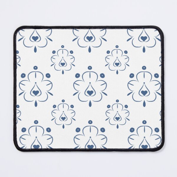 Item preview, Copy of Delicate Folk Floral Pattern Minimalist Bohemian Heart Art  designed and sold by JS.Creative.