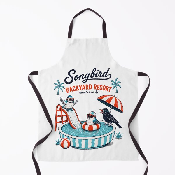 Item preview, Welcome to the Songbird Backyard Resort - bird lovers design designed and sold by SpookyShadesLab.