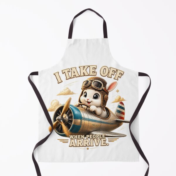 Item preview, Antisocial Bunny Pilot Introvert Humor Gift designed and sold by Gentlestate.