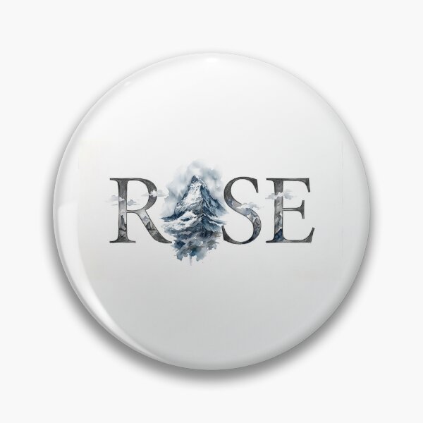 Item preview, RISE Mountain Typography Watercolor Adventure Nature Wall Art designed and sold by Presshue.