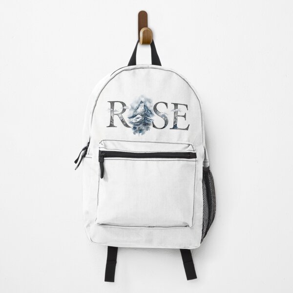 Item preview, RISE Mountain Typography Watercolor Adventure Nature Wall Art designed and sold by Presshue.