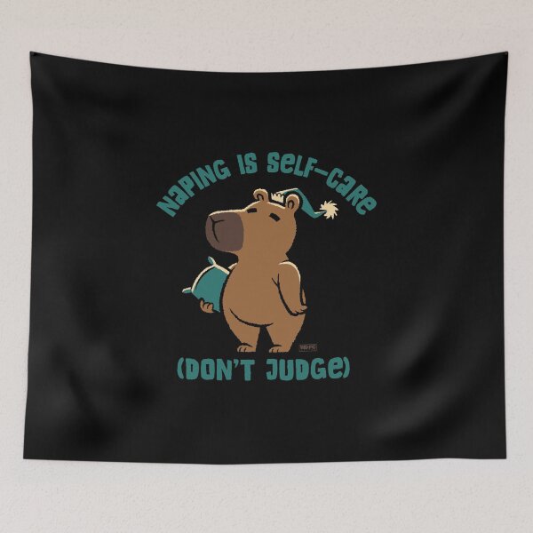 Item preview, Napping is self-care. Don’t judge designed and sold by World Domination For Cats ®.