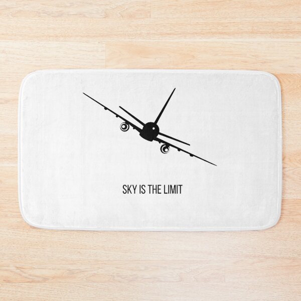Item preview, Sky Is The Limit - Airplane Silhouette Aviation Design designed and sold by onubi.