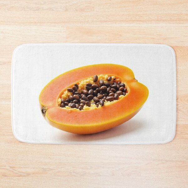 Item preview, Fresh Papaya Half – Vibrant Tropical Fruit Photo designed and sold by profustock.