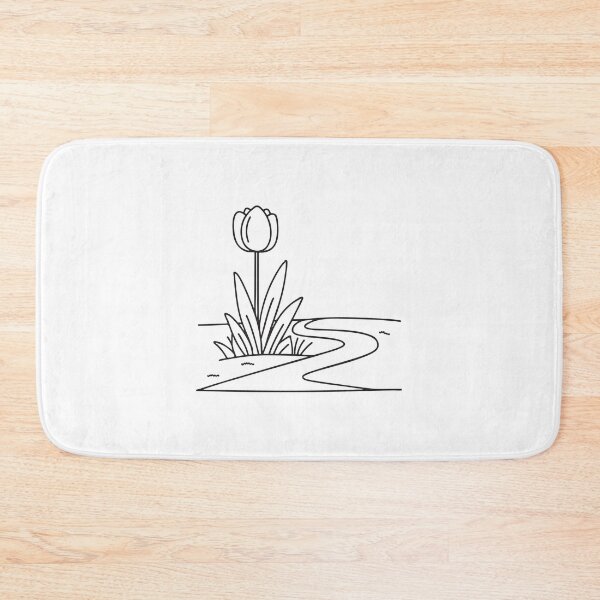 Item preview, Tulip Growing Along Garden Path Edge designed and sold by rasagamastore.