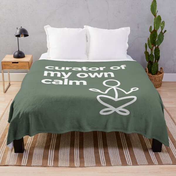 Item preview, Curator of My Own Calm Meditation Mindfulness Self-Care Yoga designed and sold by HYPNK.