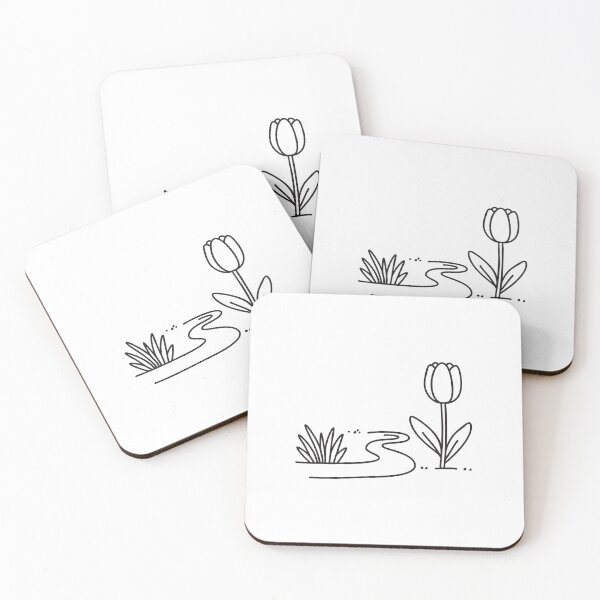 Item preview, Tulip Beside Garden Walkway designed and sold by rasagamastore.