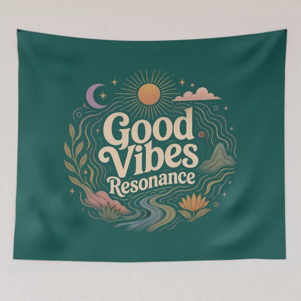 Item preview, Design T Shirt Good Vibes Resonance v2 designed and sold by P2Genies.