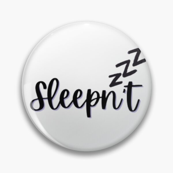 Item preview, Sleepn't Funny Sleep Deprived Student Sticker | Med School Humor designed and sold by OffScripted.