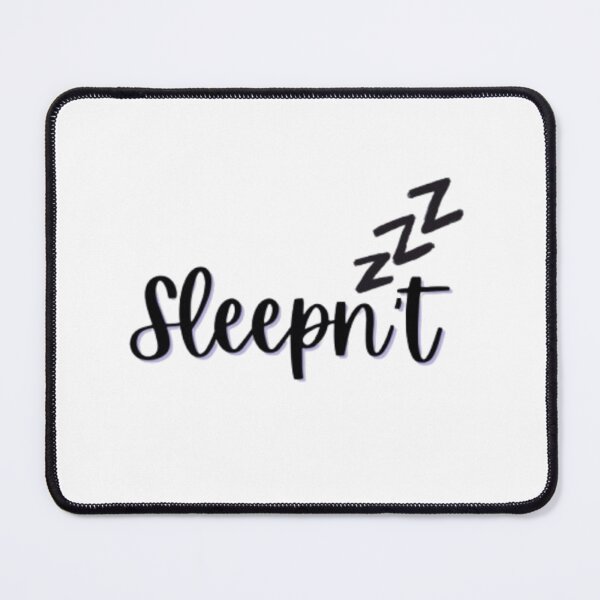 Item preview, Sleepn't Funny Sleep Deprived Student Sticker | Med School Humor designed and sold by OffScripted.