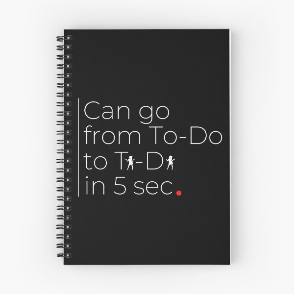 Item preview, Easily Distracted: To-Do to Ta-Da Funny Typography designed and sold by DesignsCreative.