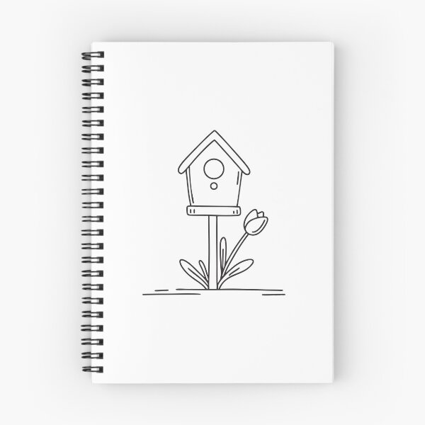 Item preview, Tulip Blooming Beneath Birdhouse Post designed and sold by rasagamastore.