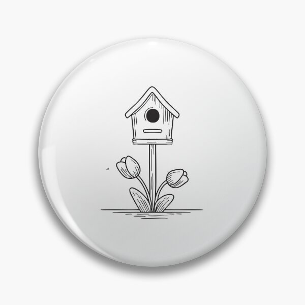 Item preview, Tulip Emerging Below Birdhouse Stand designed and sold by rasagamastore.