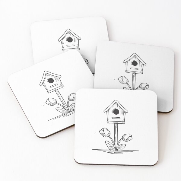 Item preview, Tulip Emerging Below Birdhouse Stand designed and sold by rasagamastore.