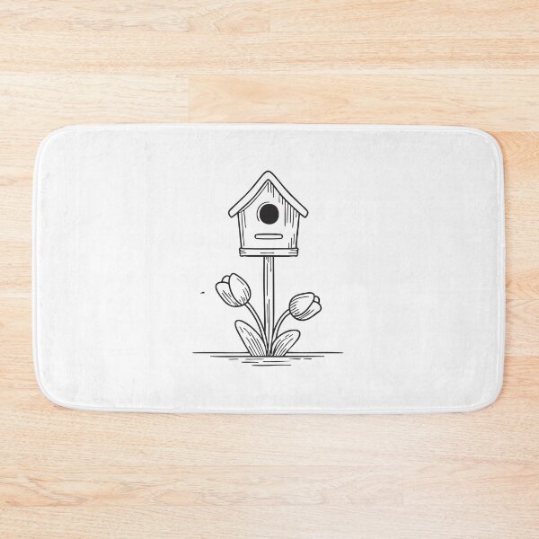 Item preview, Tulip Emerging Below Birdhouse Stand designed and sold by rasagamastore.