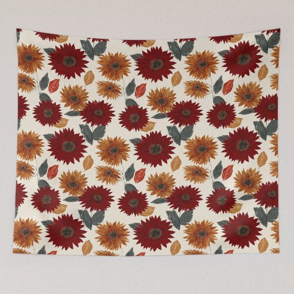 Item preview, Graceful Sunflower Floral  - Flower Bouquet Pattern - Valentine Gifts For Her designed and sold by RoyalStarsPatts.