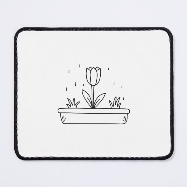 Item preview, Tulip Planted Along Flower Border designed and sold by rasagamastore.