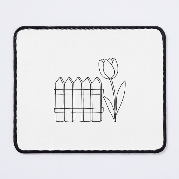 Item preview, Tulip Leaning Toward Garden Fence designed and sold by rasagamastore.