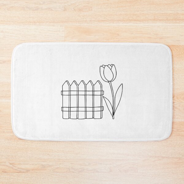 Item preview, Tulip Leaning Toward Garden Fence designed and sold by rasagamastore.