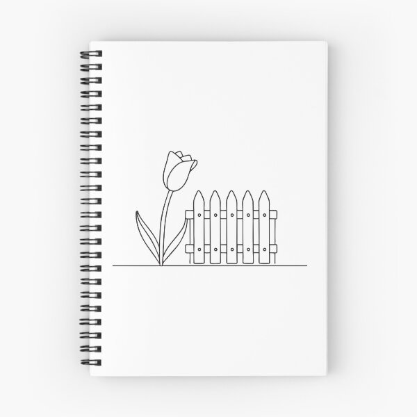 Item preview, Tulip Tilting Beside Garden Fence designed and sold by rasagamastore.