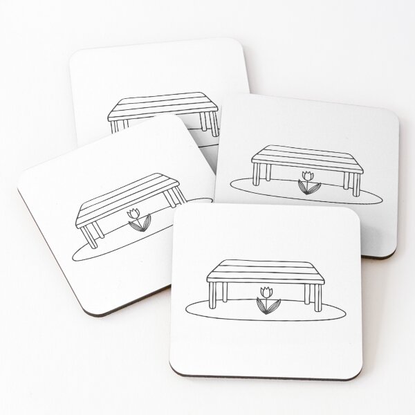Item preview, Tulip Growing Under Low Garden Bench designed and sold by rasagamastore.