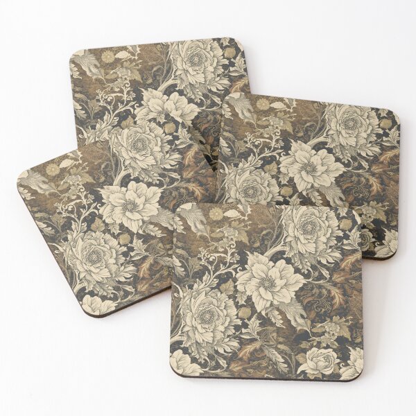 Item preview, Diva Intricate Damask Flowers Mystical Composition Pattern designed and sold by GrinGalore.