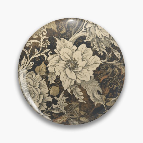 Item preview, Diva Intricate Damask Flowers Mystical Composition Pattern designed and sold by GrinGalore.