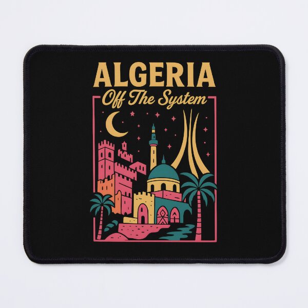 Item preview, Algeria Off The System Retro Travel Design designed and sold by FreeArt2.