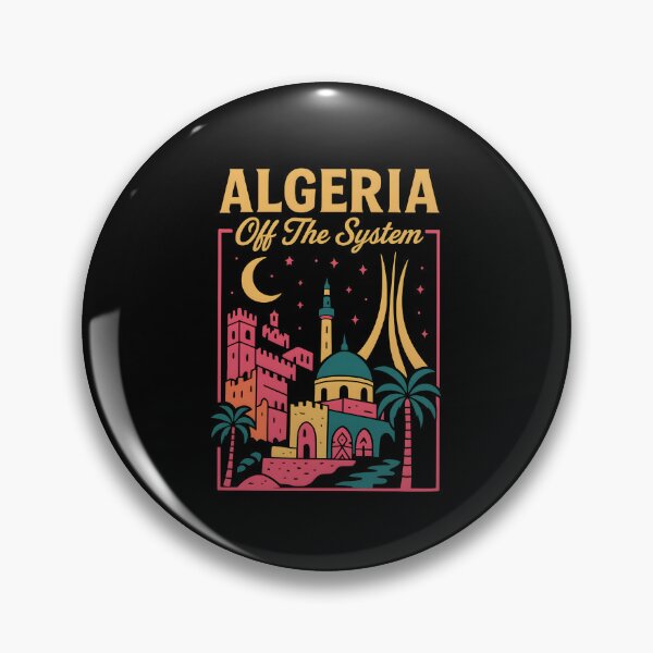 Item preview, Algeria Off The System Retro Travel Design designed and sold by FreeArt2.