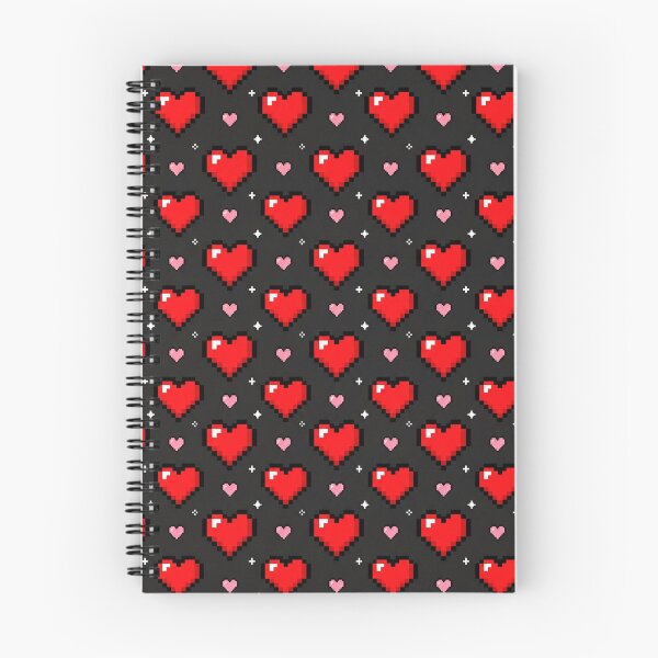 Item preview, Retro 8-Bit Pixel Heart Pattern designed and sold by LevelUpLad.