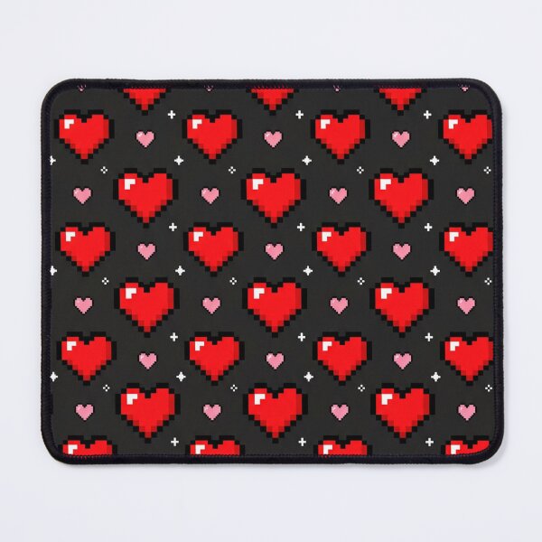 Item preview, Retro 8-Bit Pixel Heart Pattern designed and sold by LevelUpLad.