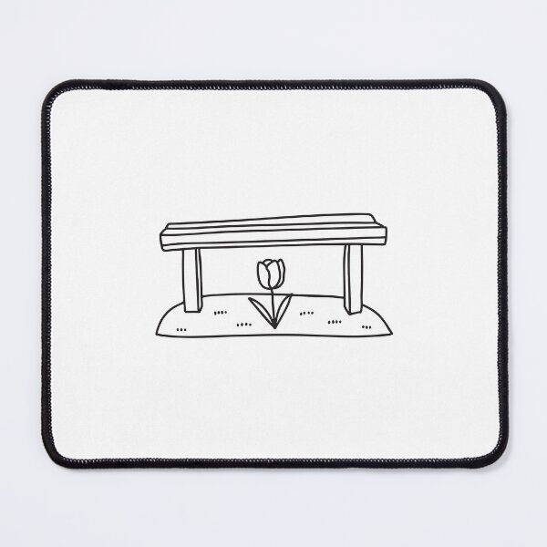 Item preview, Tulip Beneath Short Wooden Bench designed and sold by rasagamastore.
